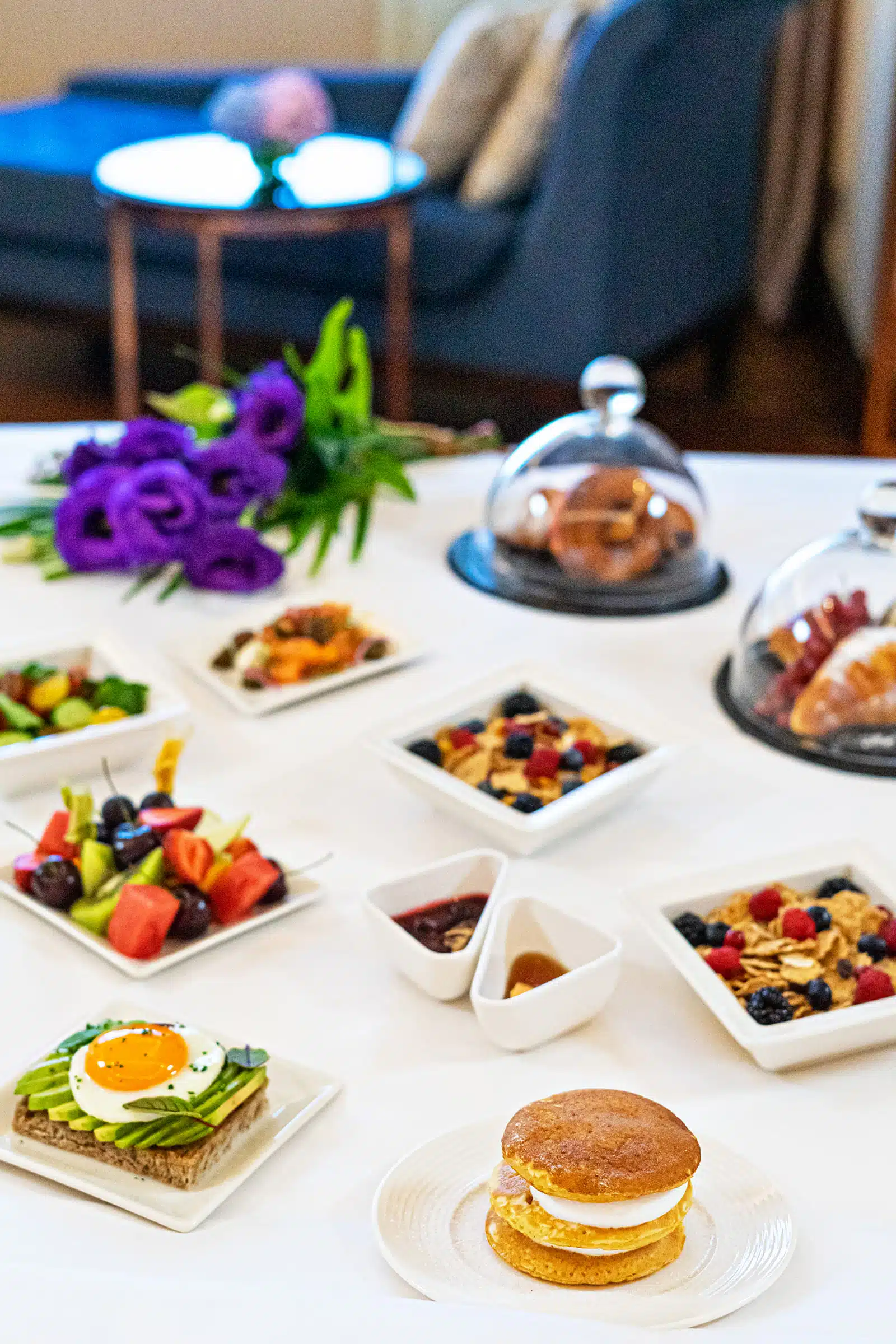 Reggeli hangulatkép a Corso Hotel éttermi oldaláról