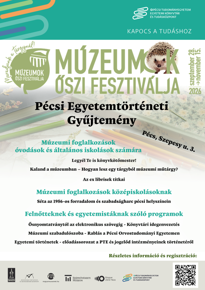 Múzeumok Őszi Fesztiválja 2026 Múzeumok Őszi Fesztiválja 2026